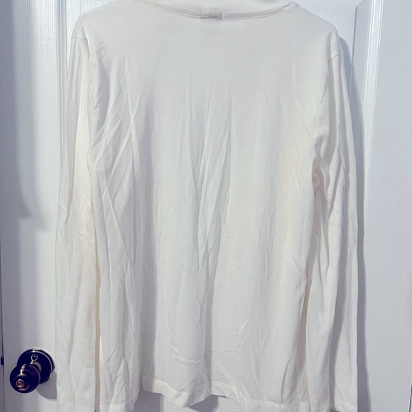 White XL J. Crew ladies cardigan sweater - Picture 3 of 4